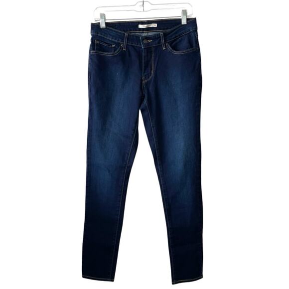 Levi’s 711 Skinny Jeans | Size 28 dark blue wash stretchy - Picture 1 of 4